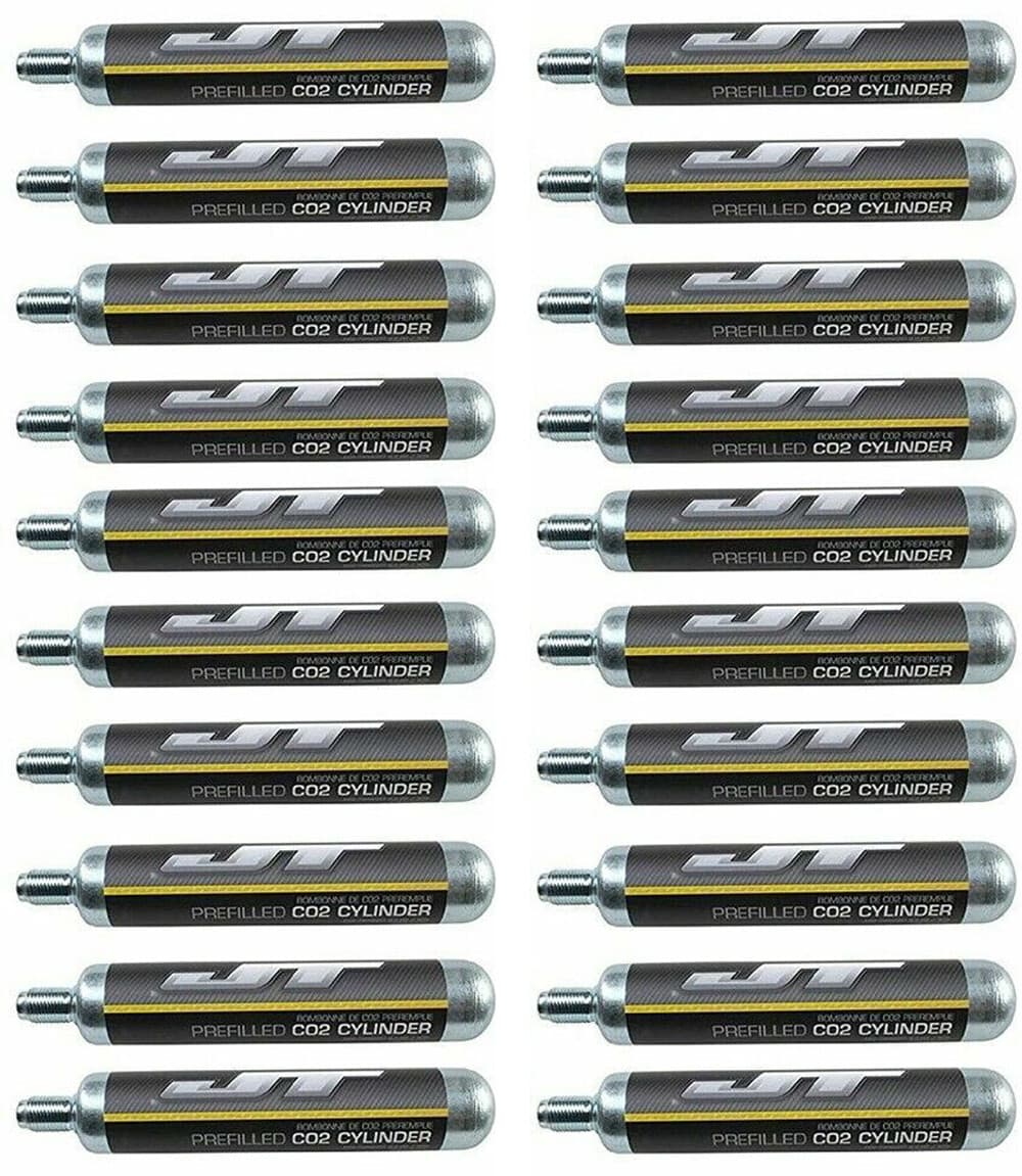 Q=20 JT 90/88g CO2 Tank Cartridges Pre-Filled - 88g Crosman cylinders compatible