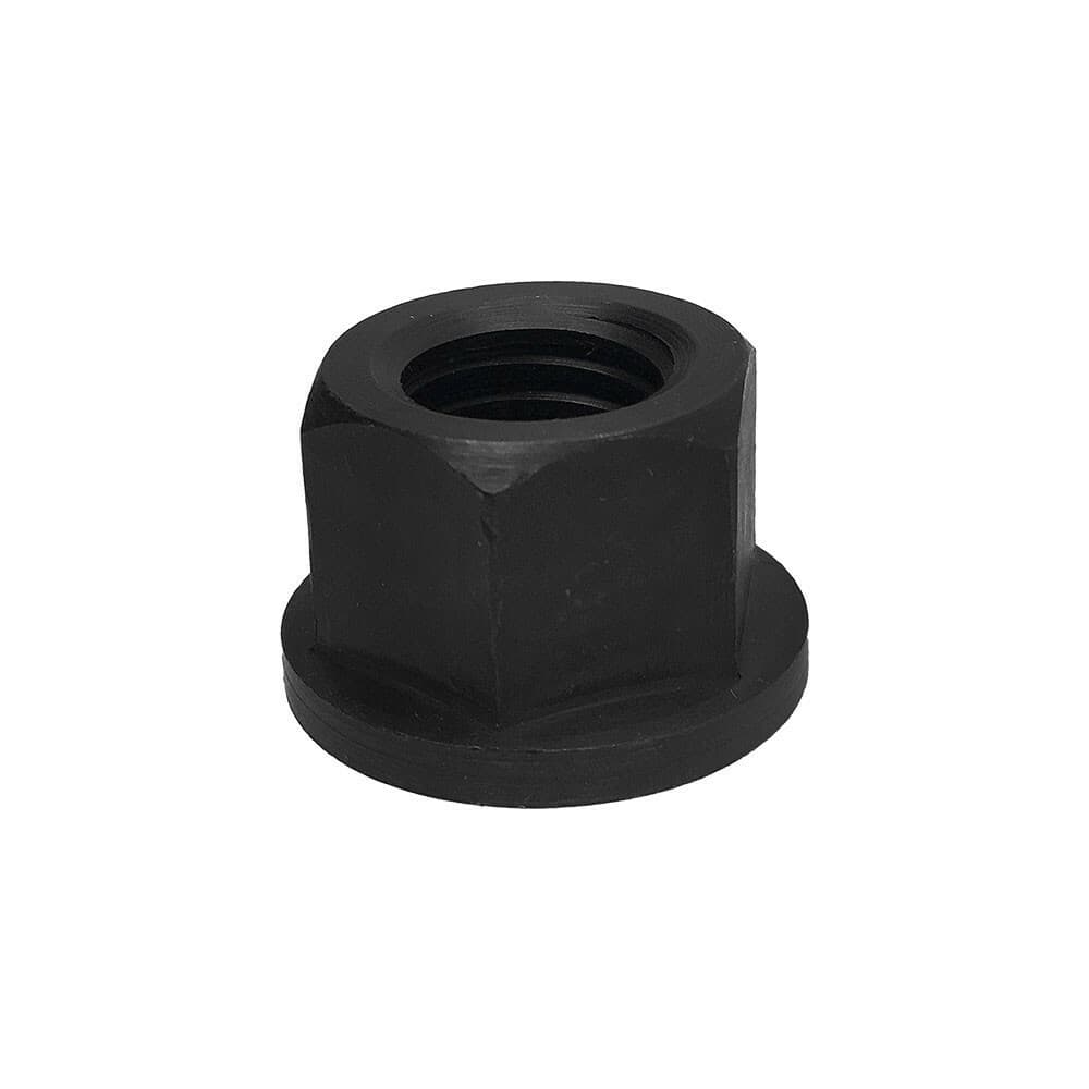 2 Pc Thread Flange Nut 5/8''-11 Steel Hex Threading Black Oxide Finish