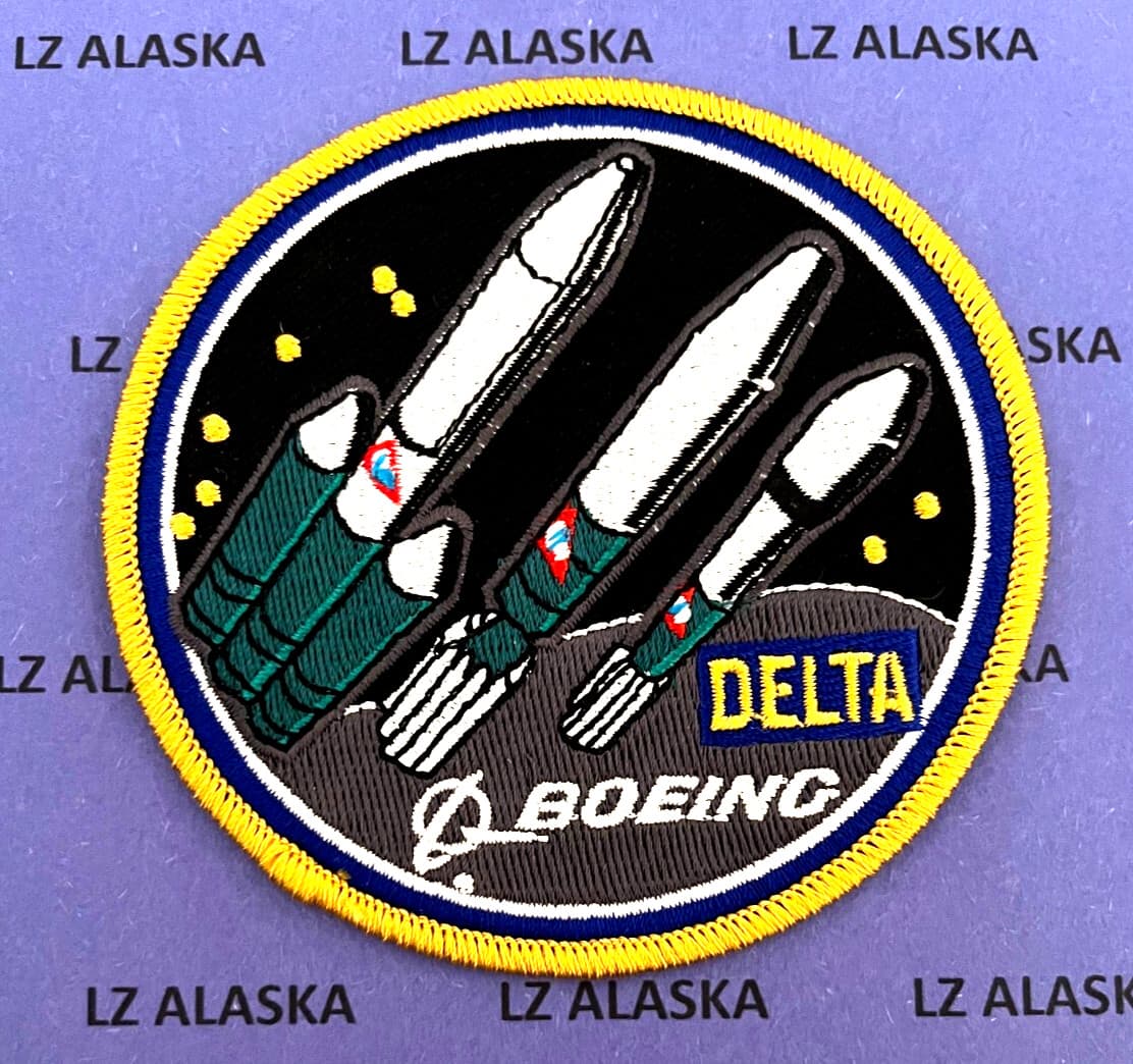 BOEING DELTA ROCKET SPACE LAUNCH PATCH  (AFH) NASA USAF NRO