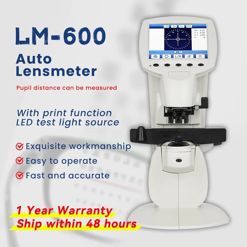 Digital Auto Lens Meter UV PD Printing Focimeter Lensometer Optical Equipments