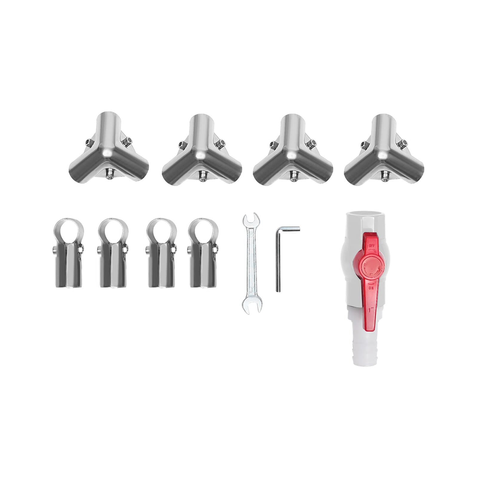 Blue Cuboid Canvas Fish Pond Aquarium Fish Water Tank Coating Koi Breeding Pond 5