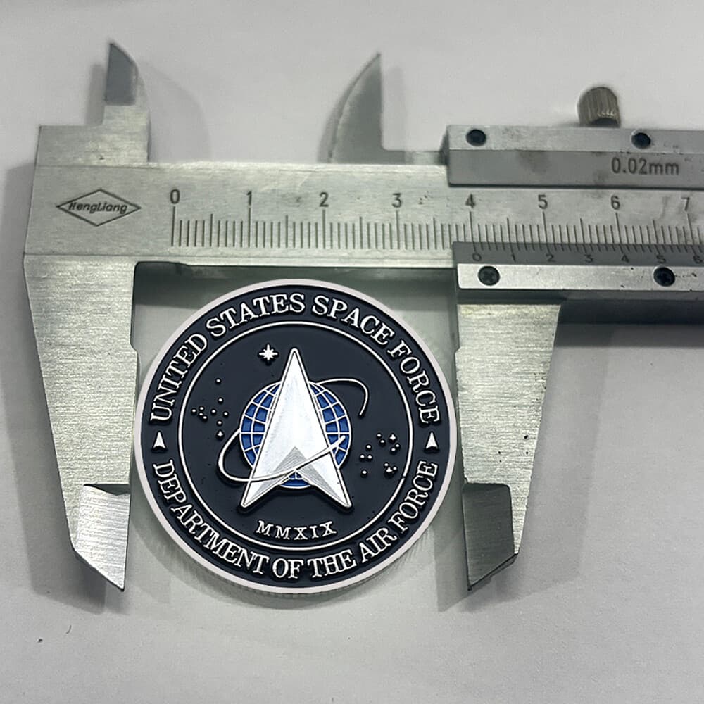 US Space Force MMXIX Silver Coin Department of The Air Force Metal Medal Gift 6