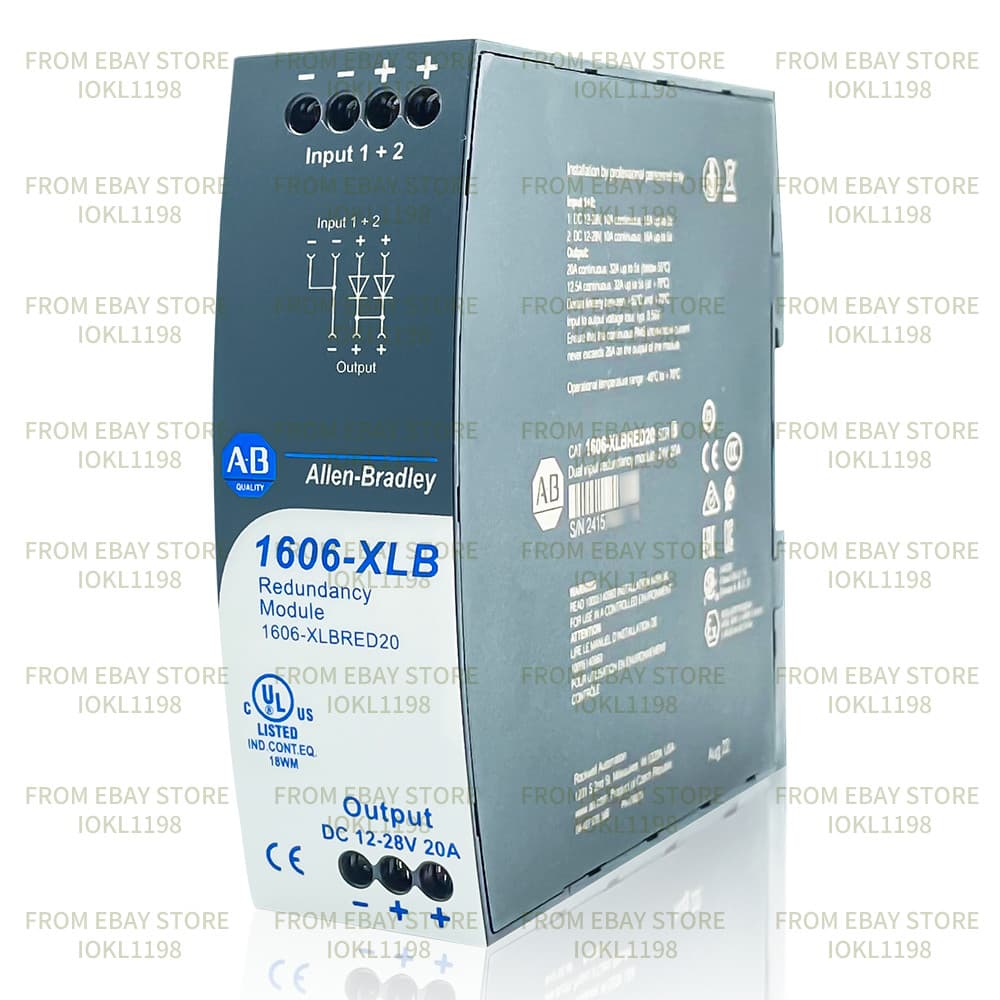 New AB1606-XLBRED20 Basic Power Supply 12-28V DC 240 W 100-240V AC Input Voltage 4