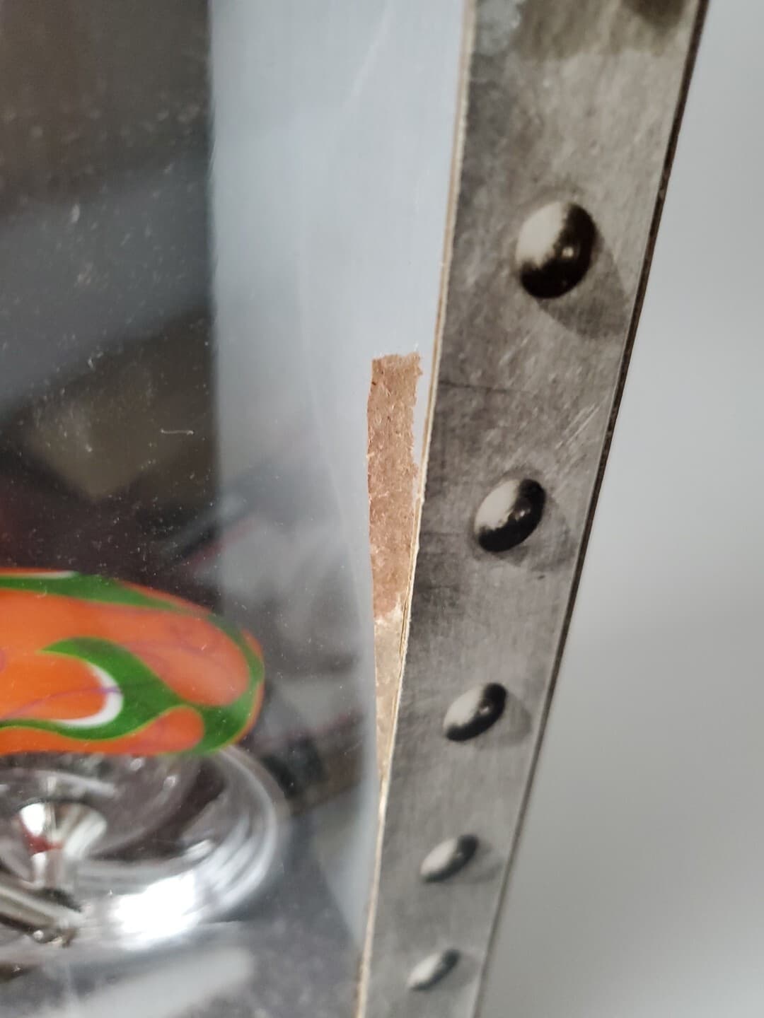 ARLEN NESS TOY ZONE IRON LEGEND DIE-CAST 1/6 MOTORCYCLE BOBBER ORANGE W/ FLAMES 3