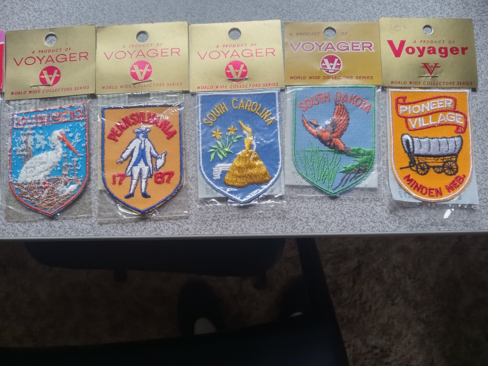 Voyager Vintage State Patches 2