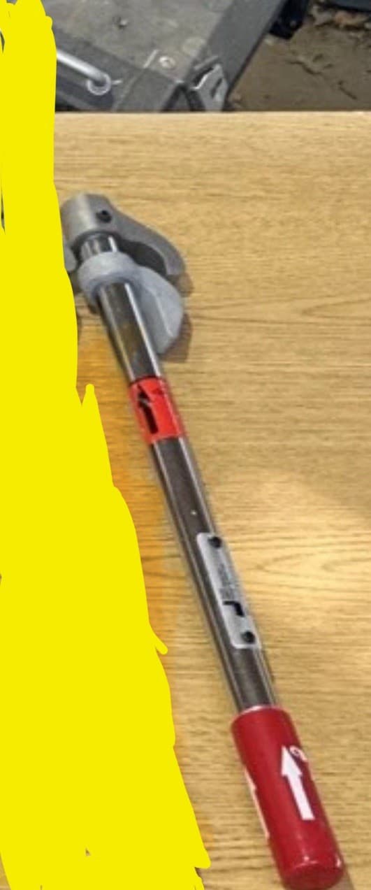 STRYKER 6391 Floor Wall Mount AMBULANCE COT FASTENER RAIL ASSEMBLY One Anchor