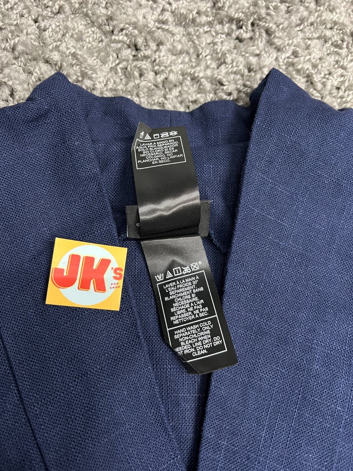 NEW Star Wars Tunic Adult Extra Small XS Blue Saber Trainer Galaxys Edge Disney 5