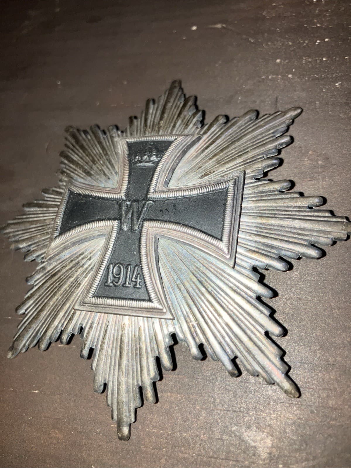 1914 WW1 IMPERIAL GERMANY IRON CROSS STAR AUTHENTIC MEDAL RARE GREAT CONDITION 2