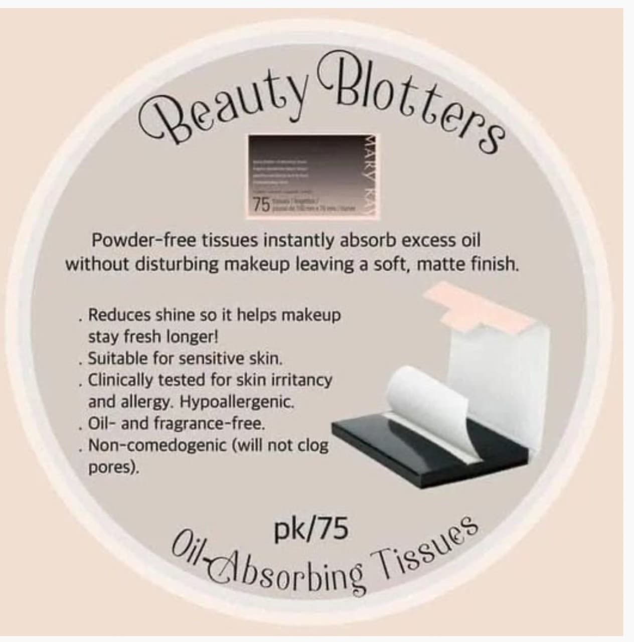 Beauty Blotters Oil-Absorbing Tissues 3