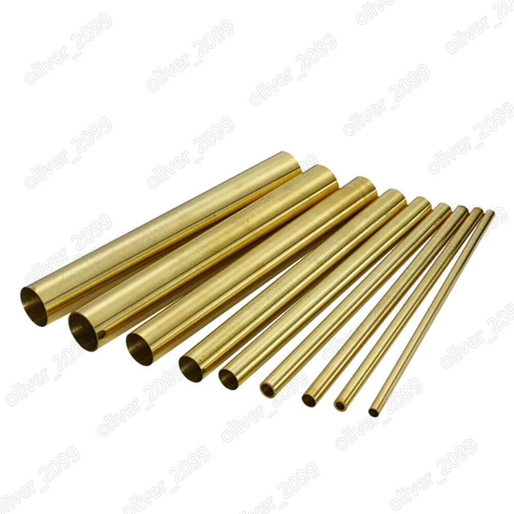 Brass Tube Brass Pipe Length 250mm Select Size OD x ID x length 2