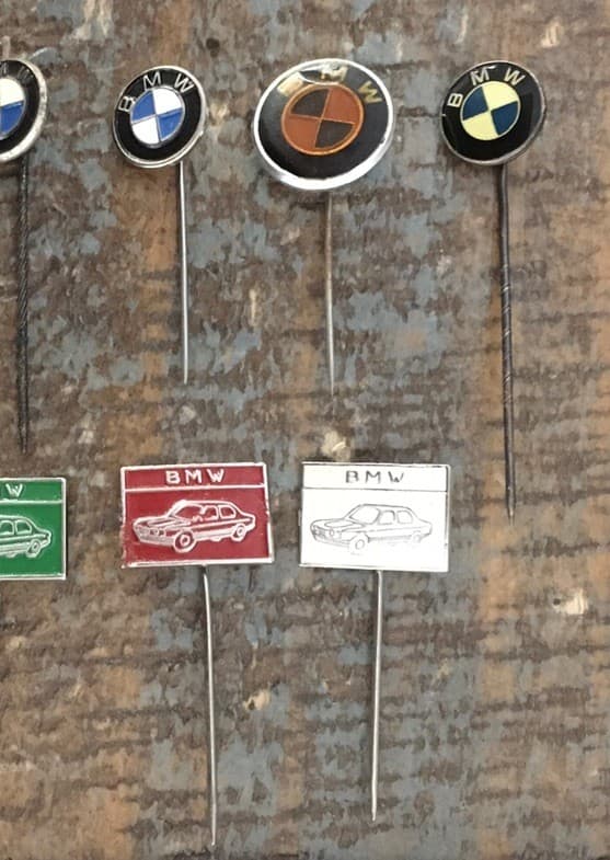 Lot Of 10 Vintage BMW Motorsports German Automobile Car Logo Emblem Stick Pins 3