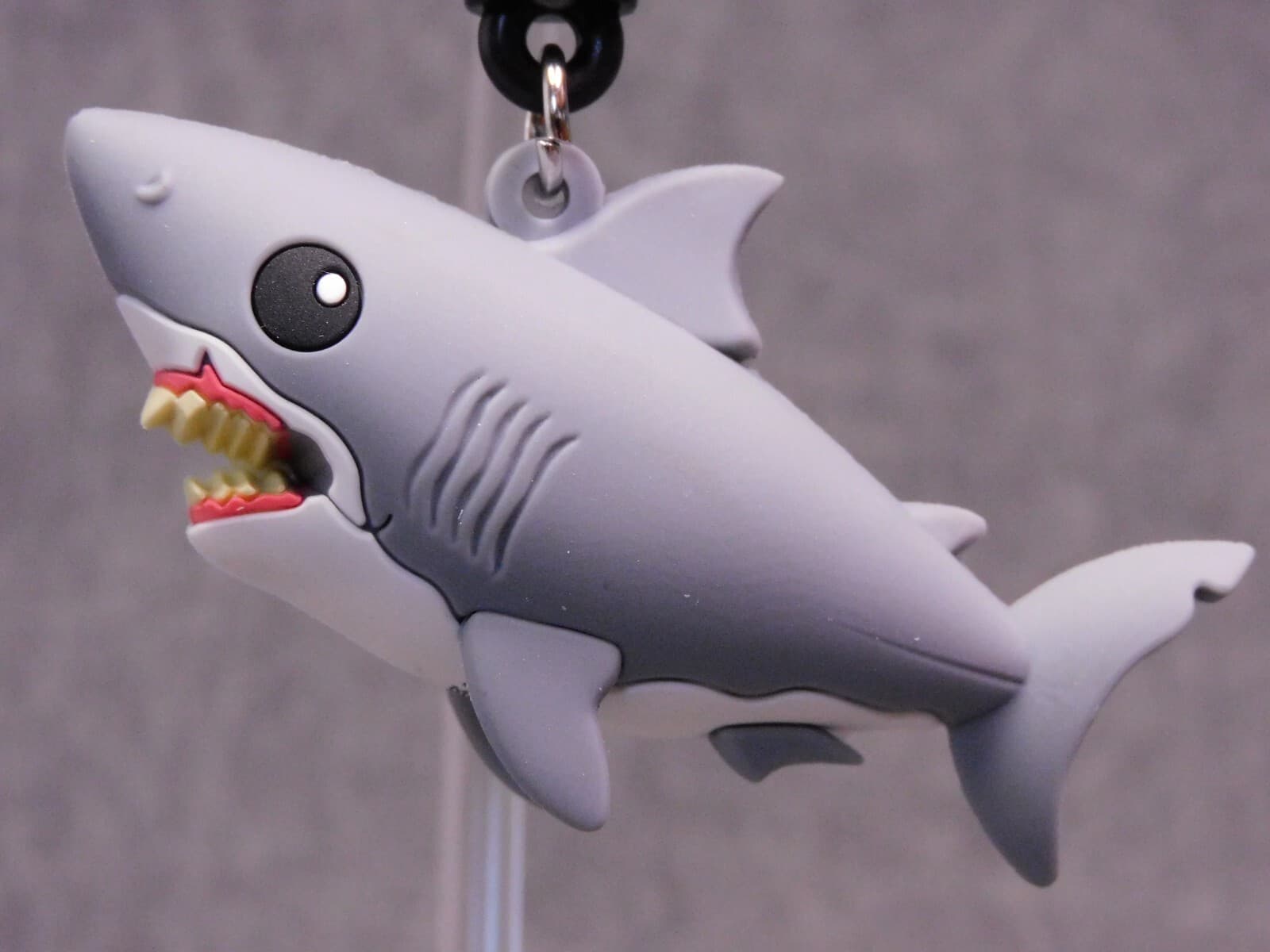 JAWS NEW * Bruce Shark Clip * Blind Bag Key Chain 50th Anniversary Monogram