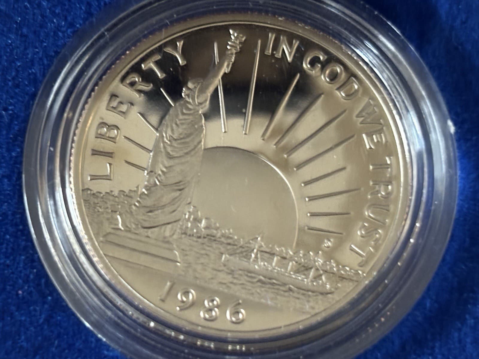 GOLD COIN United States Liberty Coins 1886 - 1986 3 Coin Proof Set w/ Case & COA 4