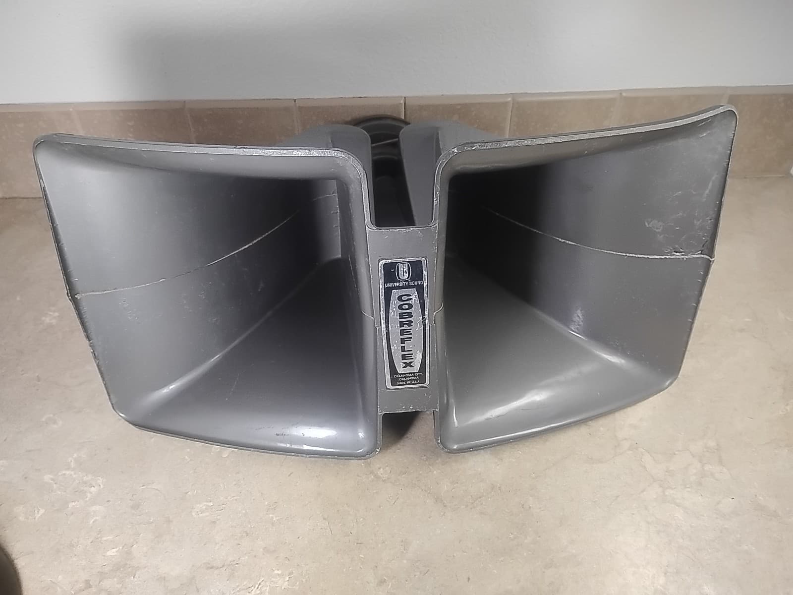 University Cobraflex Horn Driver with Dual Horn, Tested, Working 