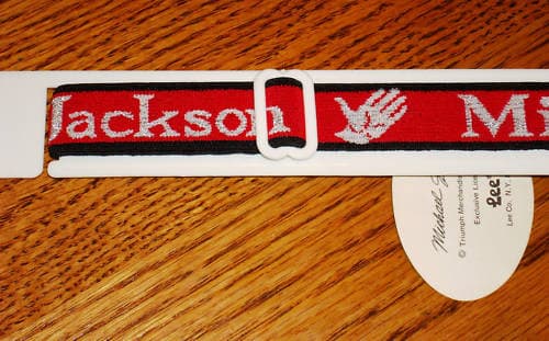 MICHAEL JACKSON ADJUSTABLE BELT WITH TAG NEW! 5