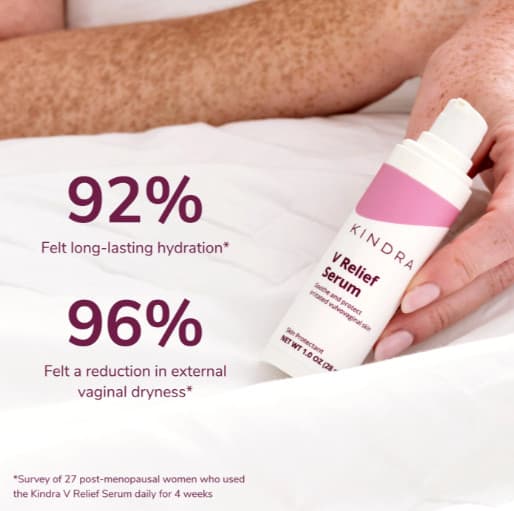 Kindra V Serum 60 Uses – Sensitive Skin Vulva Vaginal Moisturizer, Hormone-Free 2