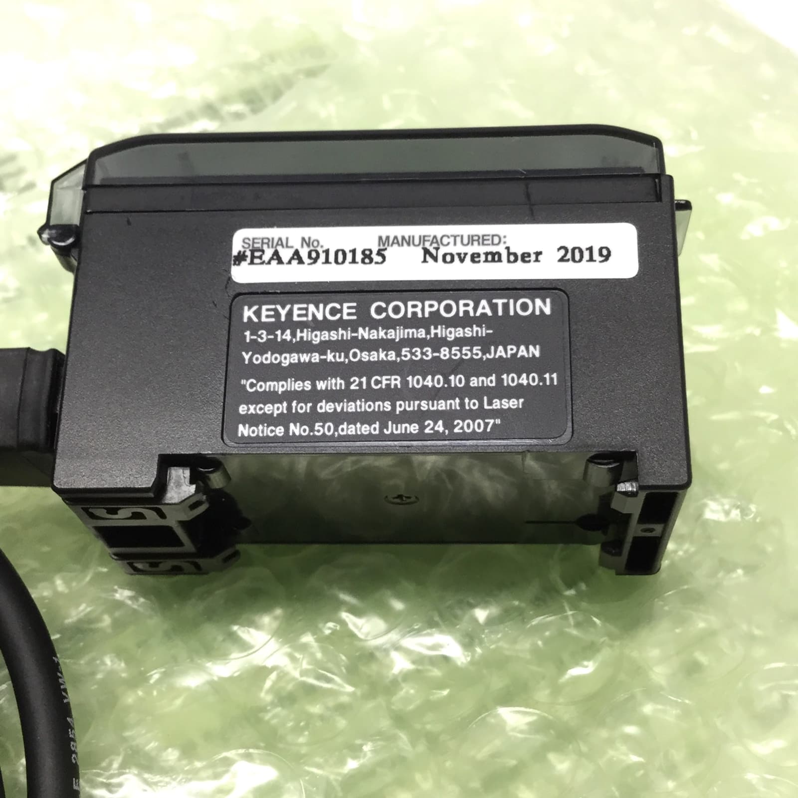 Keyence FT-50AWP Digital Infrared Temperature Sensor 12-24VDC, PNP, 4-20mA 4