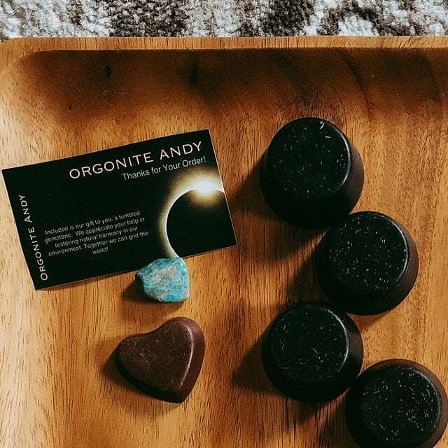 Black Sun Orgonite® Small Tower Busters - Orgone Generators® with Shungite  4