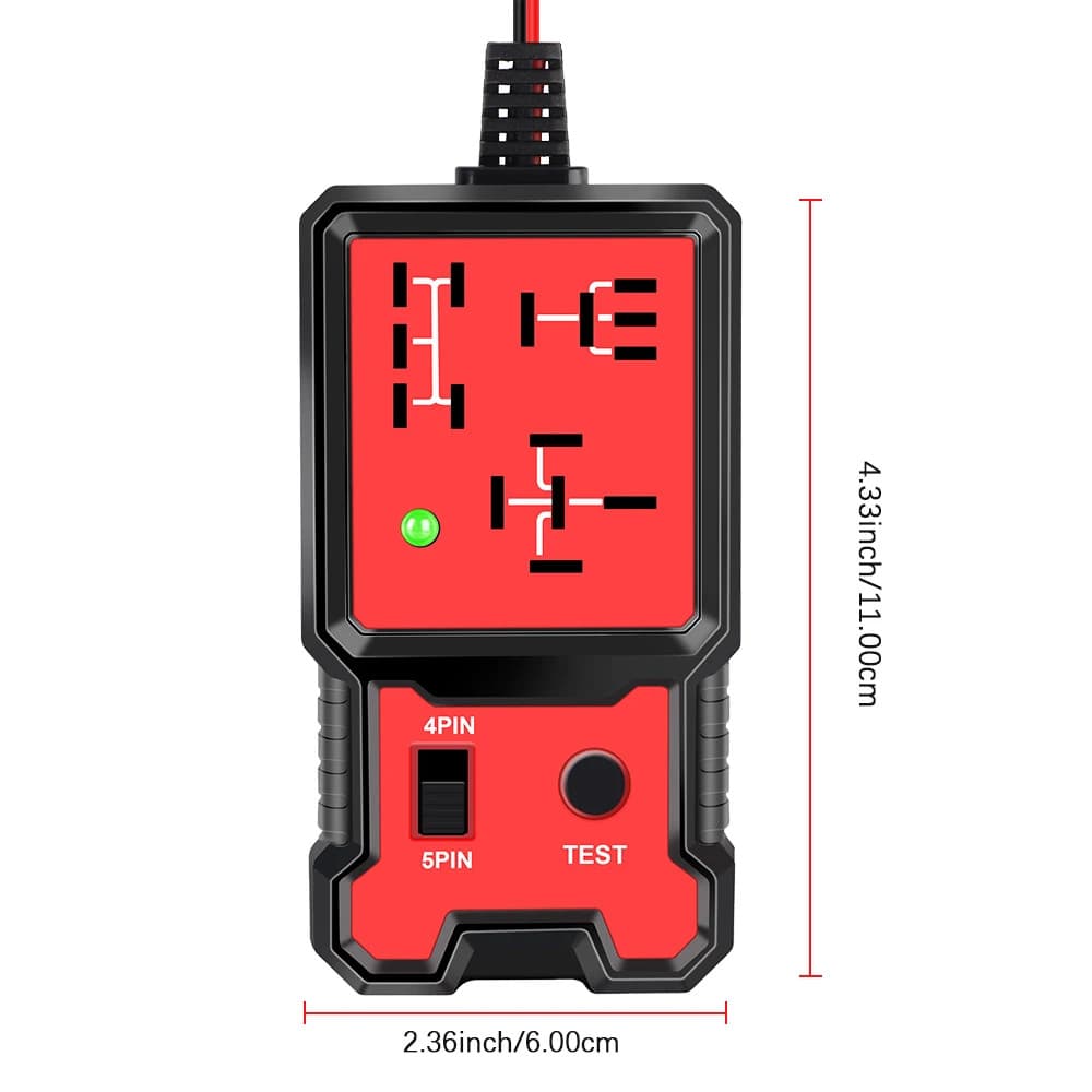 Car Relay Tester Voltage Tester Automotive Electronic Relay Tester LED Indicator 6