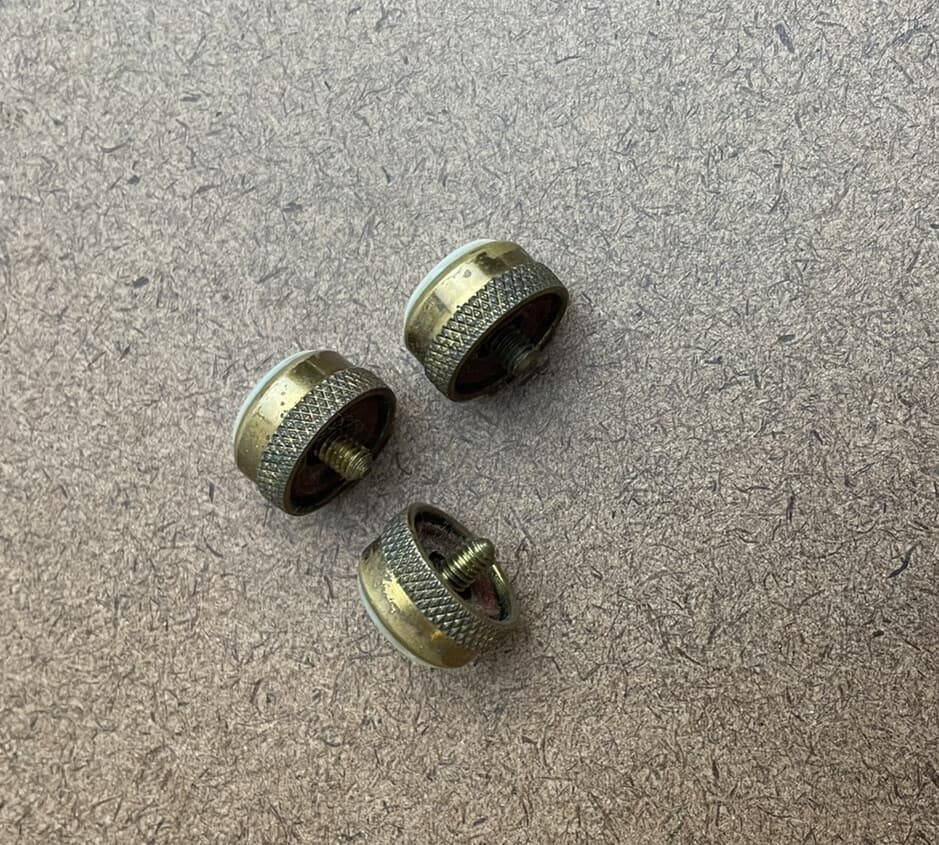 Early Geo M Bundy Cornet Valve Buttons 3