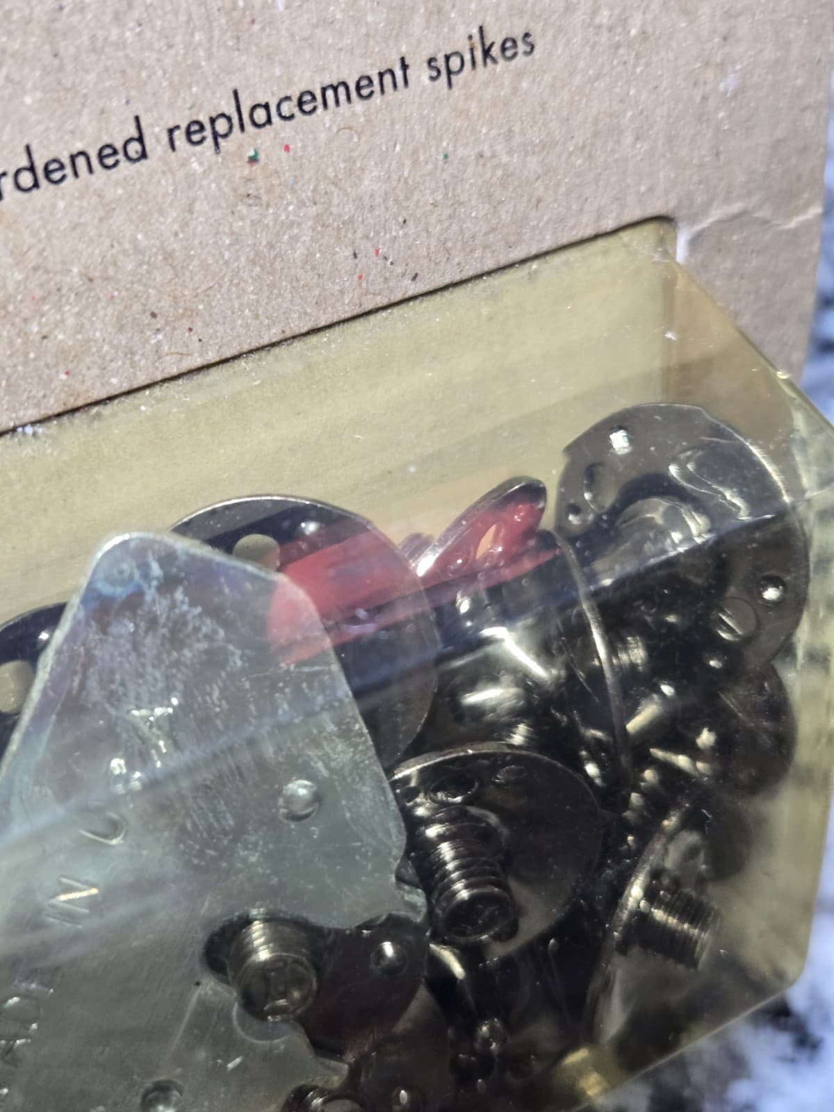 Vintage Nike Replacement Spikes Medium Tool Hardened Steel Spikes Made In USA 2