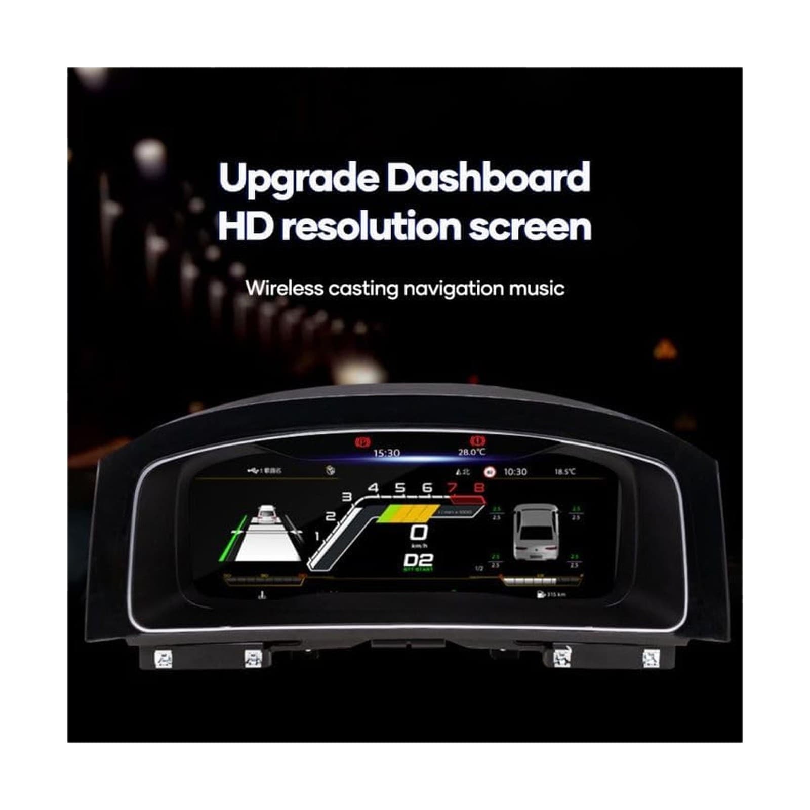 Digital Dash for Golf 7/7.5 (2013-2020), Aftermarket Digital Instrument Panel... 2