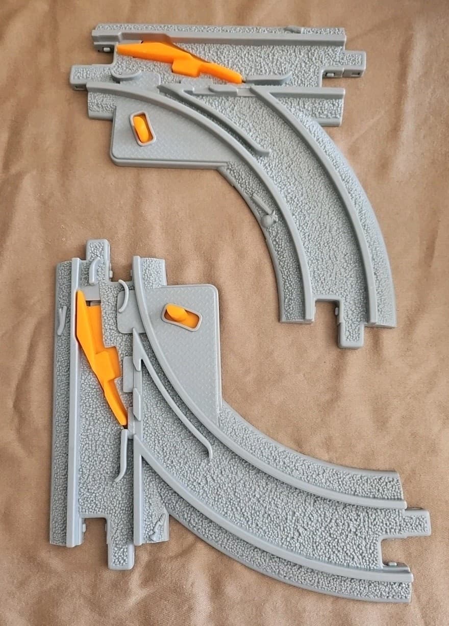Fisher Price GeoTrax Lot Replacement Track Pieces,  Gray  5