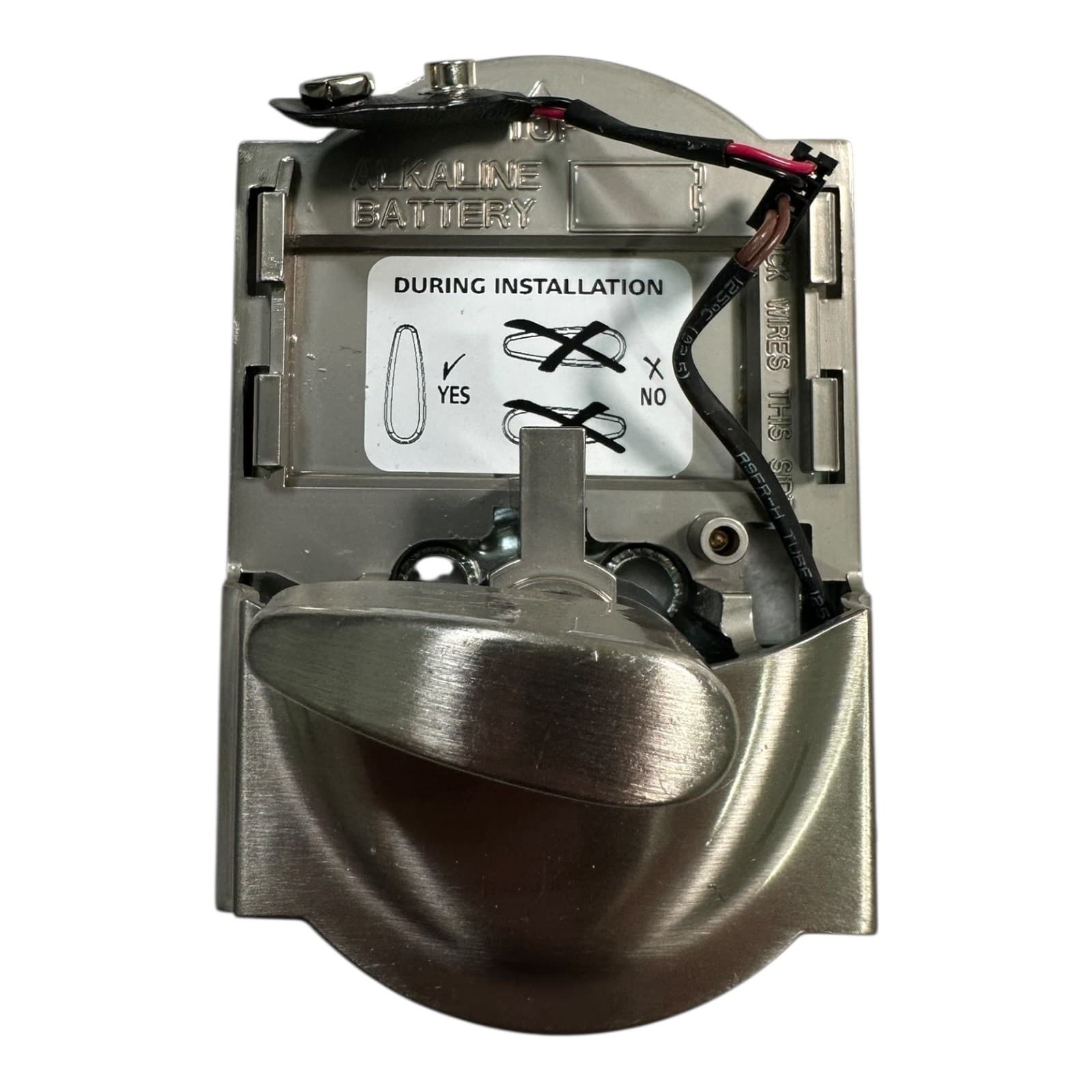 Schlage Keypad Deadbolt Lock Camelot Satin Nickel BE375 (Tested, No Screws) 5