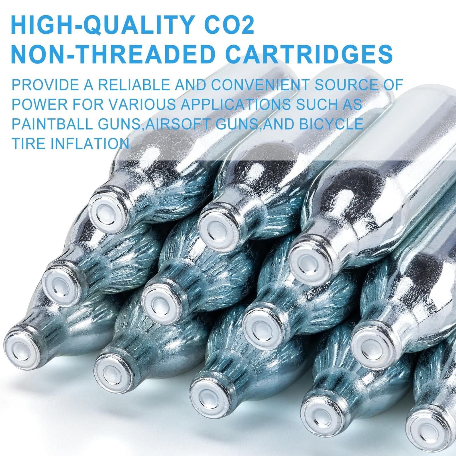 8 Gram/ 12 Gram CO2 Cartridges for Paintball - CO2 Cylinder CO2 Powerlet Cart... 2