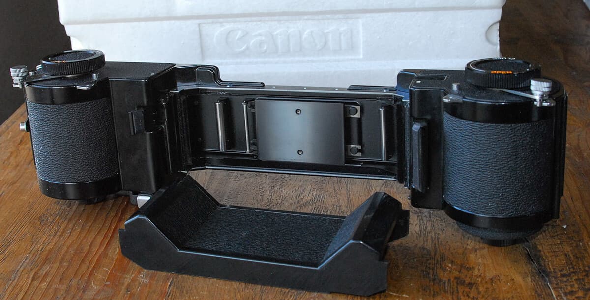 Canon 250 Exposure Back for F-1 Film Chamber in box with manual EXC++ RARE F1 3