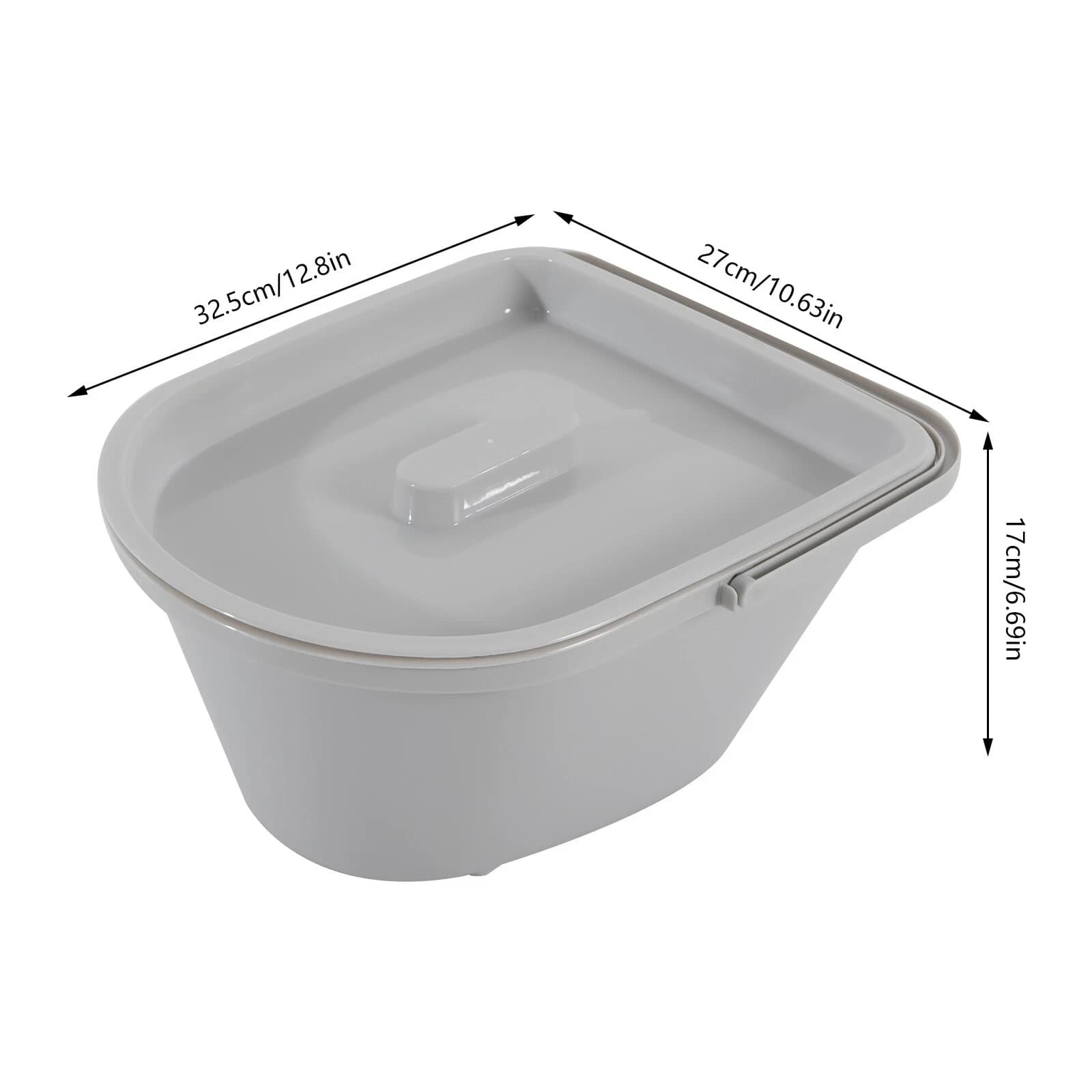 Bedside Commode Portable Toilet for Adults, Commode Chair for Toilet with Arms 3