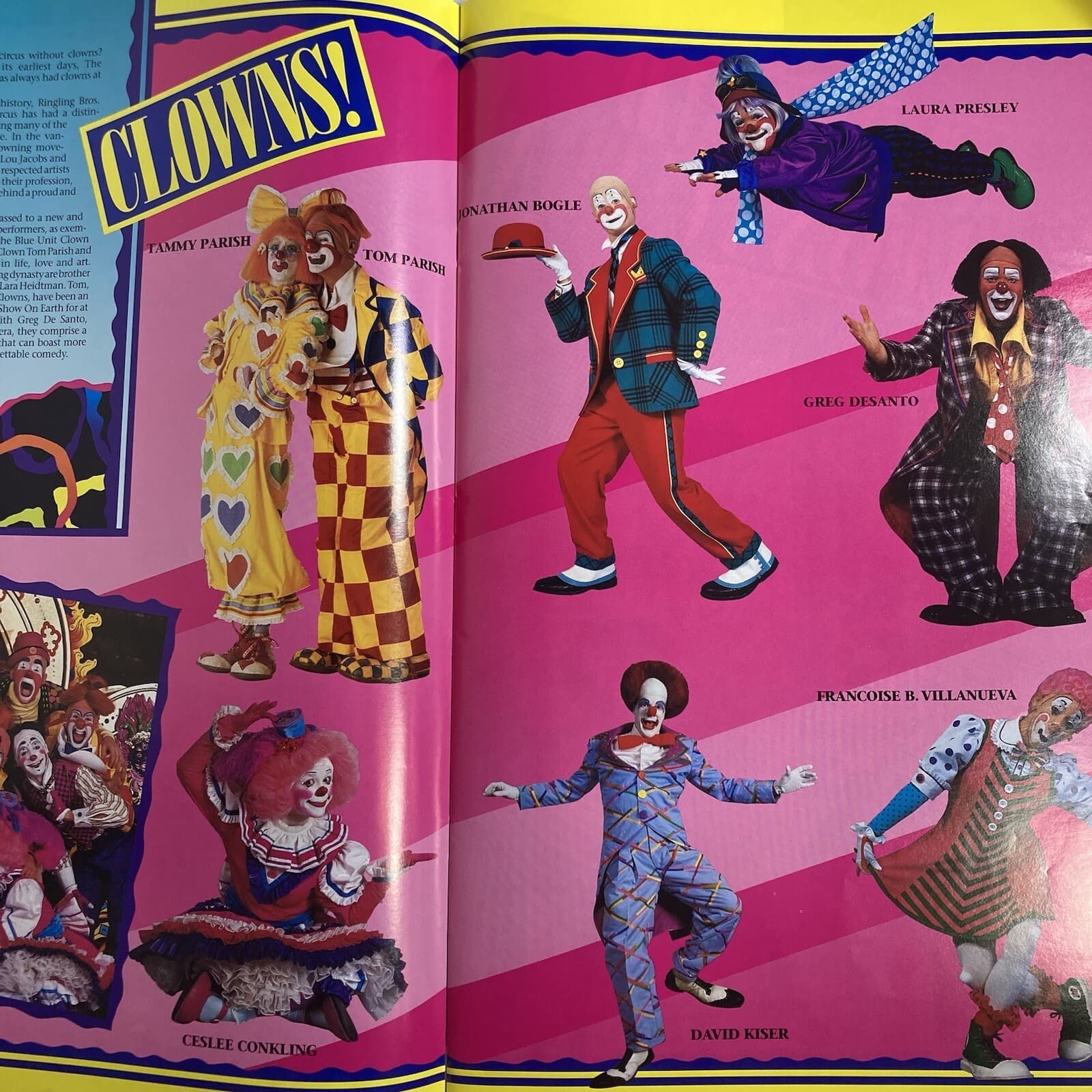 Ringling Bros Barnum Bailey Circus Magazine Clowns Acrobats 122nd Edition 1990s 5