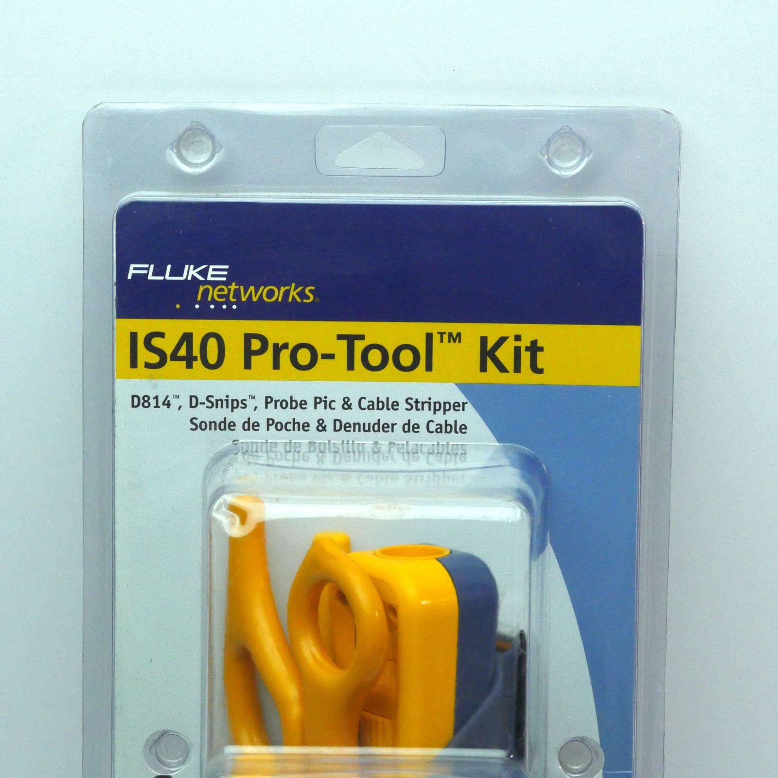 Fluke networks Pro-Tool Kit IS40 with D814 Impact Tool, D-Snips, Cable Stripper 2