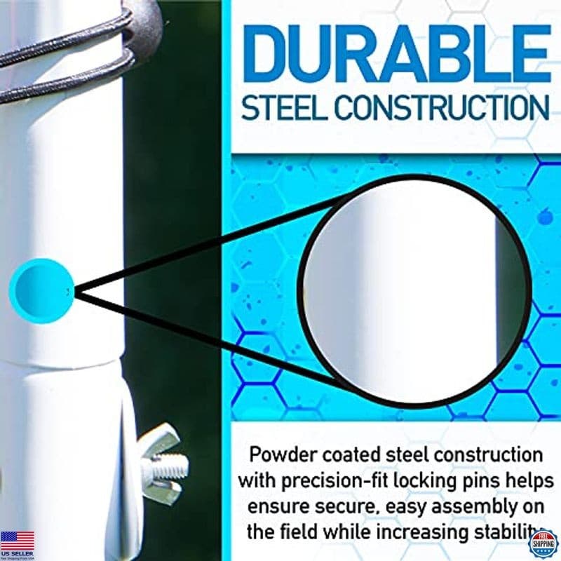 Franklin Sports Soccer Rebounder - Tournament Steel Rebounding Net - Perfect for 4