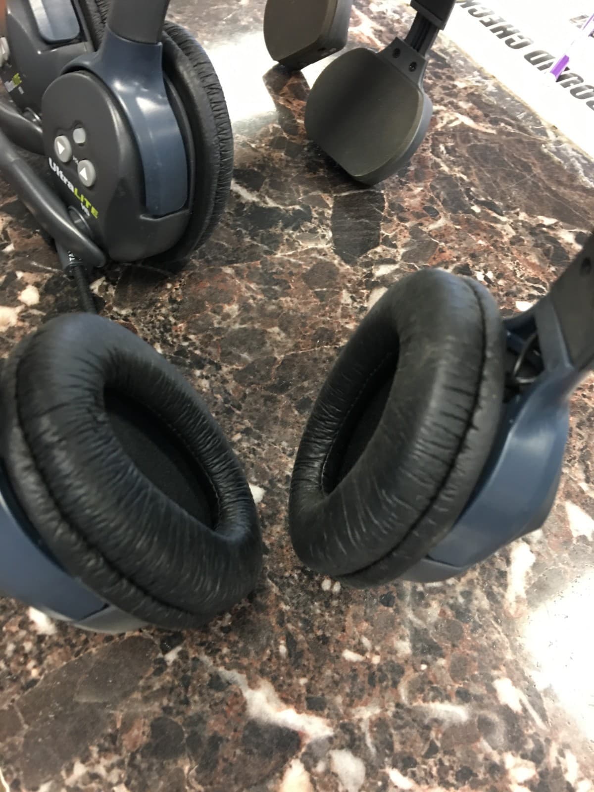 Lot Of 3 Eartec Ultralite HD Wireless Headset Systems With Batteries 2