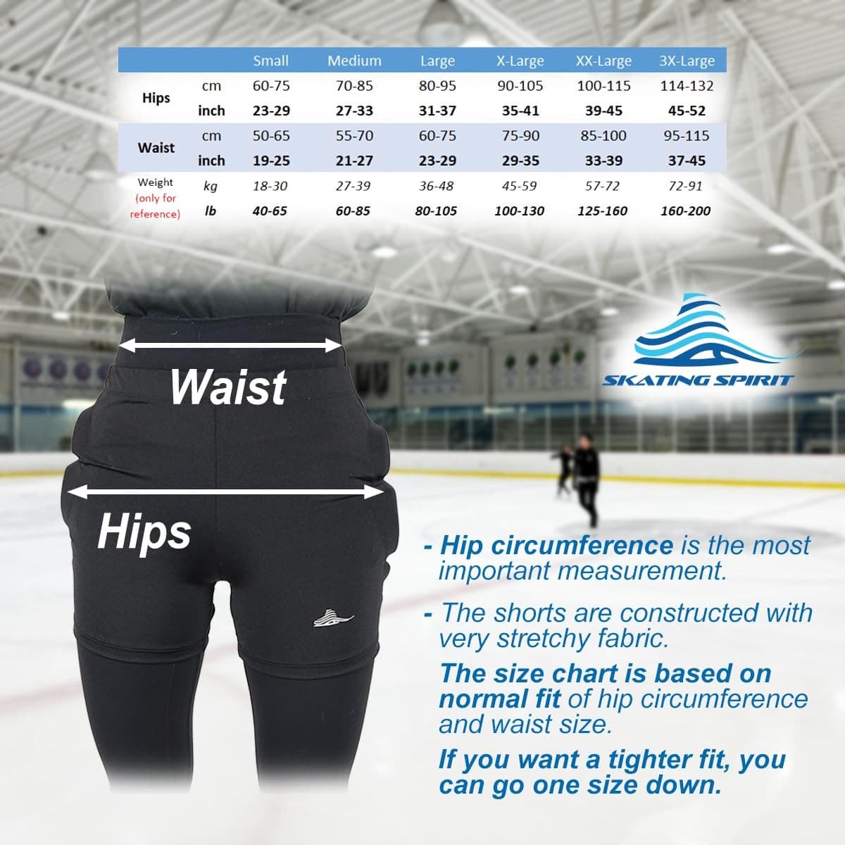 Skating Shorts Padded Body Protector Crash Pants Tailbone Hip Skate Ski Snowb... 5
