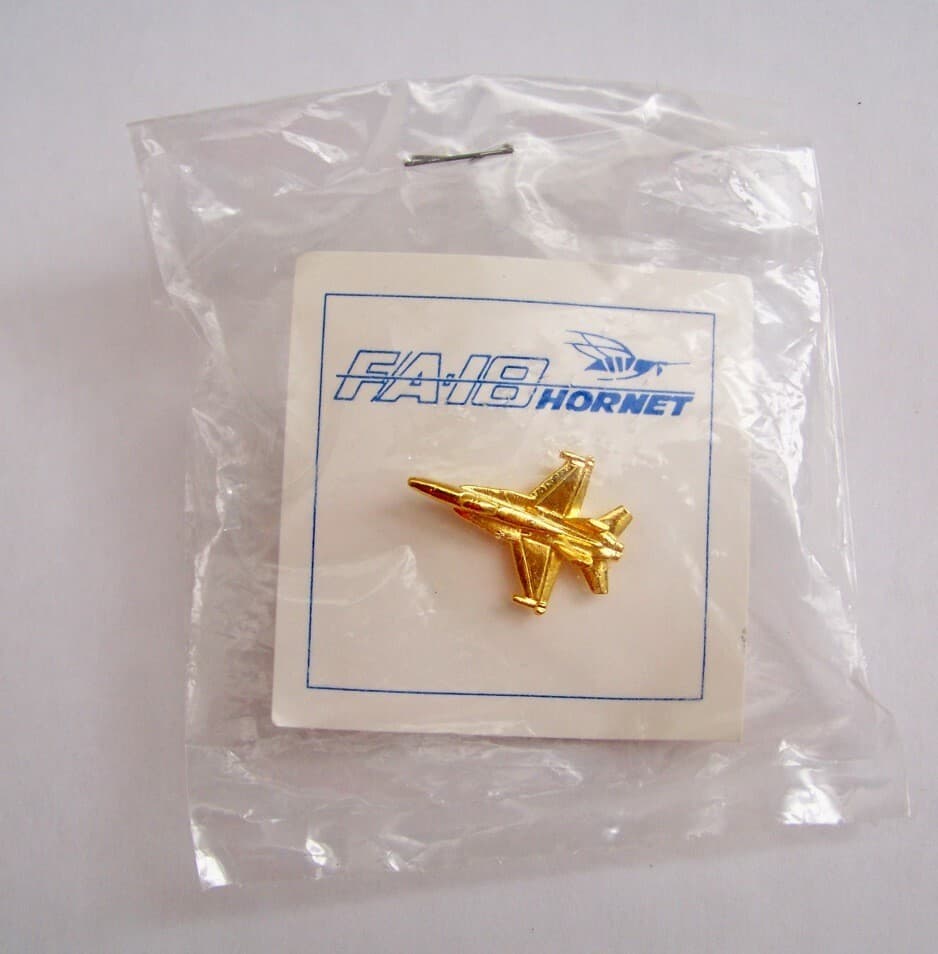 F/A-18 Hornet Military Aircraft PIN Navy airplane FA-18 Fighter Jet