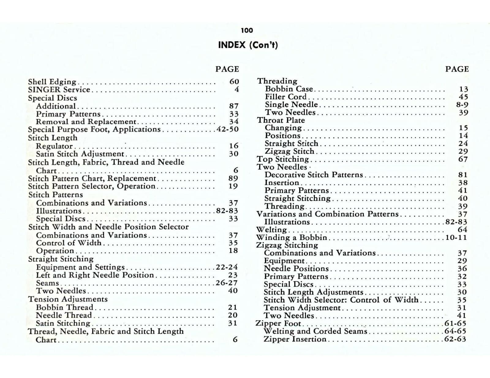 Singer 500 Slant O Matic Sewing Machine Instructions Manual REPRINT 5