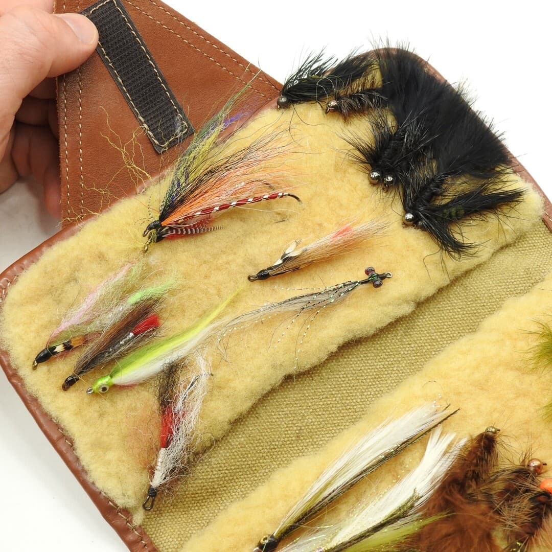 L.L. Bean Fly Wallet. W/ Flies. 4