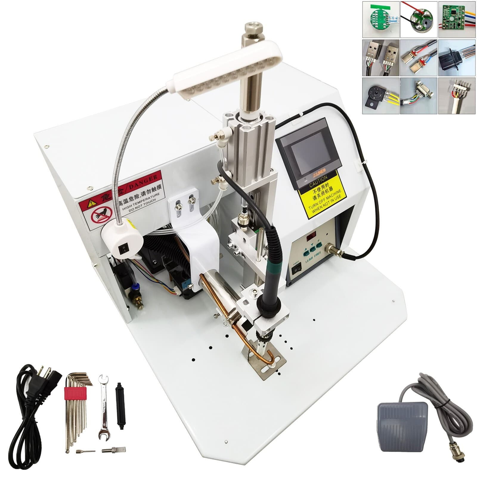 110V Intelligent Semi-automatic Pedal Control Circuit Board Soldering Machine