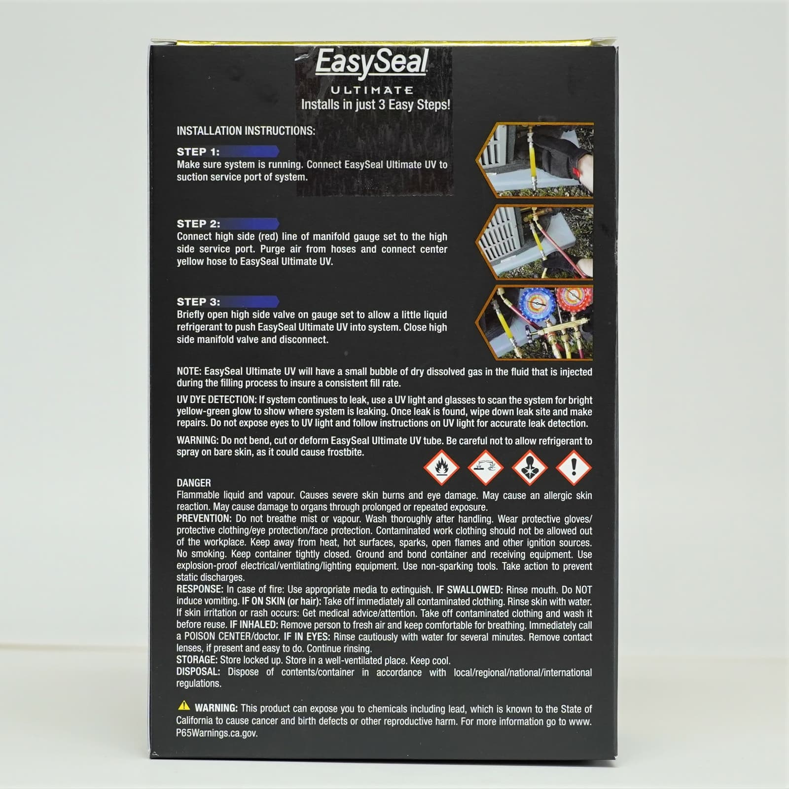 Nu-Calgon Easy Seal with UV Dye 4050-12 2 to 7.5 Tons 6 Pack with UV Light 6