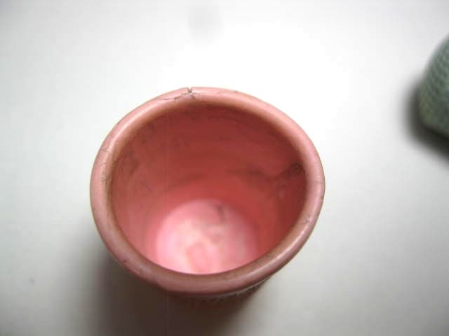 5 Vintage Plastic Thimbles Tan,Pink,Peach,MInt Green (Germany) 5