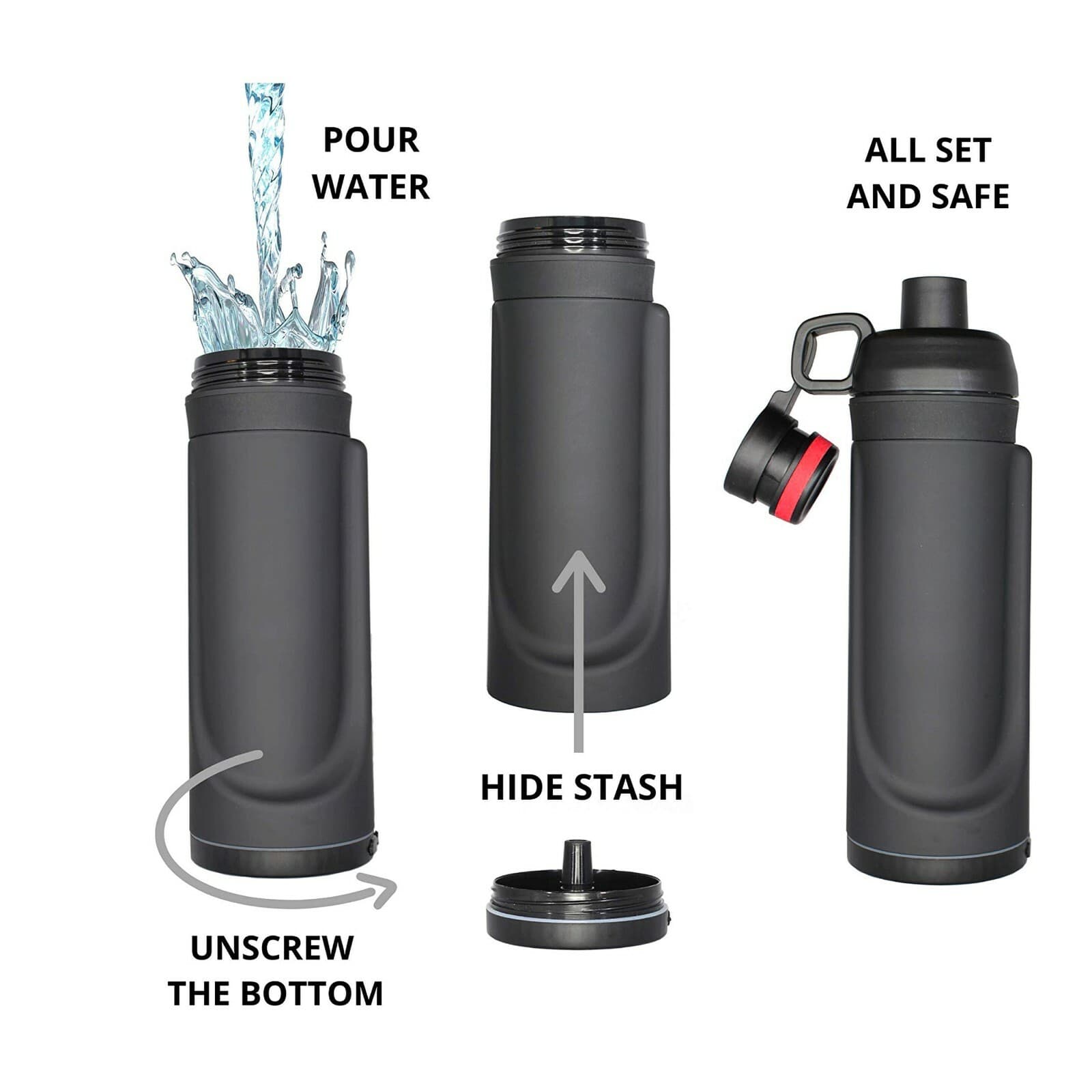 Diversion Safe Water Bottle Hidden Safe Tumbler Secret Stash Box Hiding Spot 2