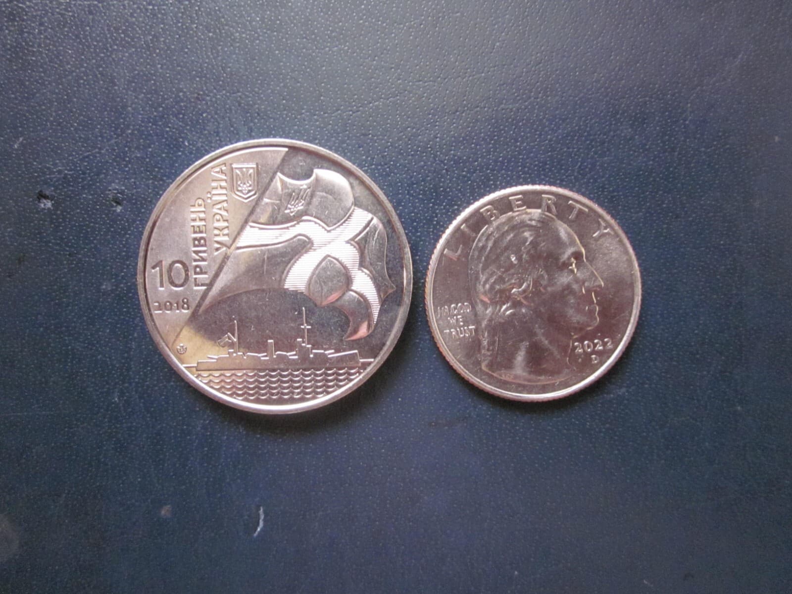 Ukraine 10 Hryven 2018 GEM UNC Commemorative coin 100 years of Ukrainian Navy 5