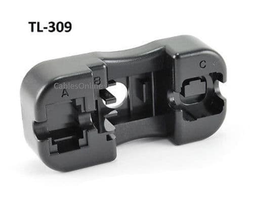 RJ45/RJ11 Keystone Jack Punch Down Installation Stand Holder Assembly Tool