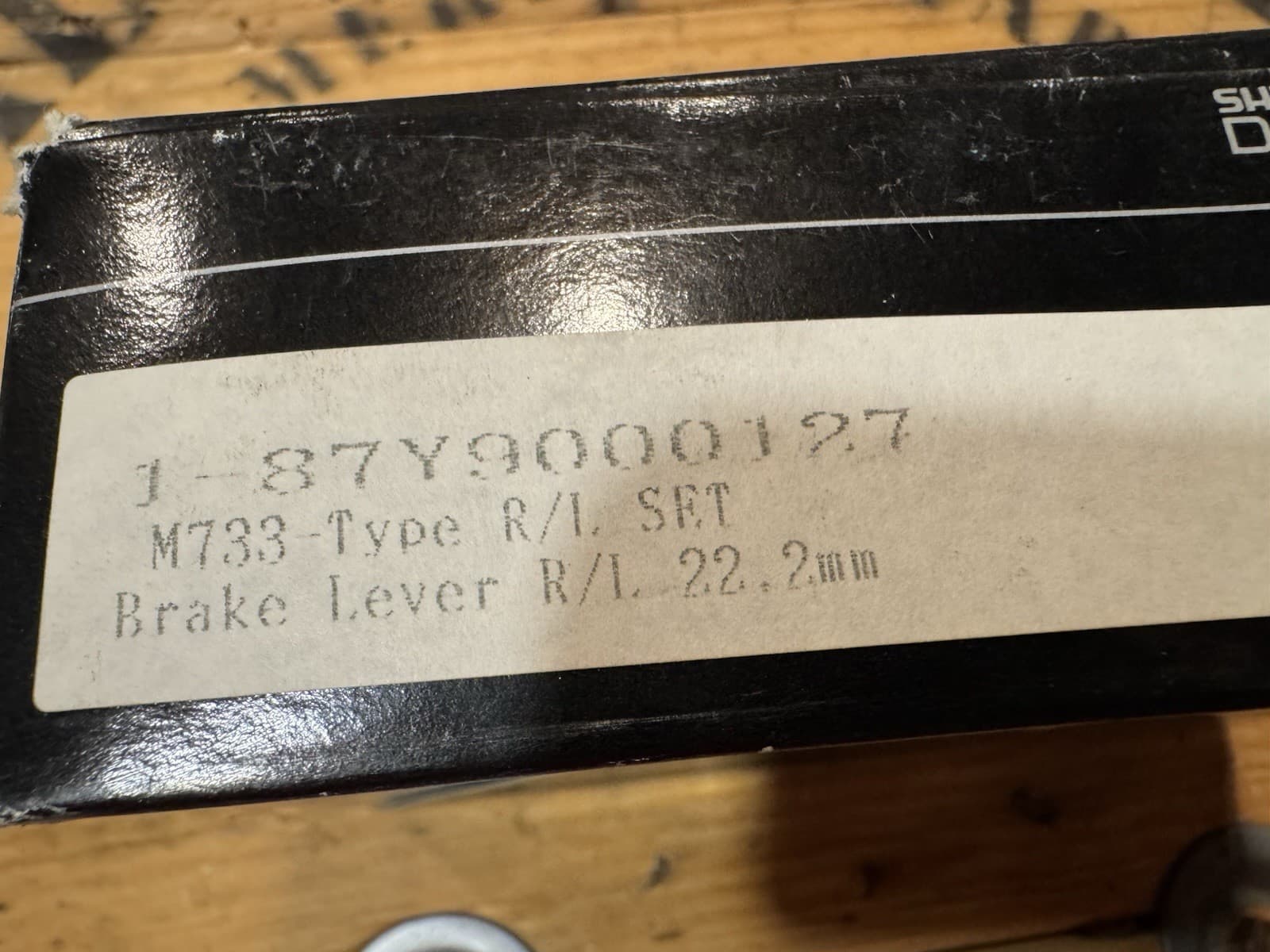 Vintage Shimano Deore SLR XT BL-M733 Brake Levers Left & Right Set 22.2mm MTB 2
