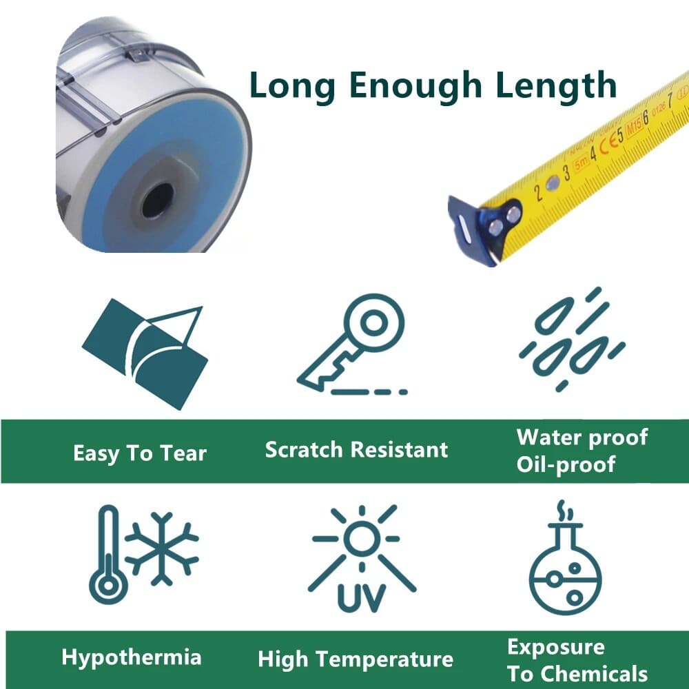 5PK Compatible for Brady Label Cartridge M21-500-499 12.7mm White Nylon 1/2"x16' 3