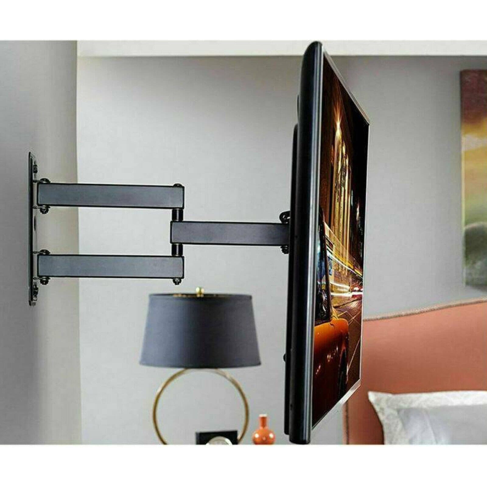 Full Motion TV Wall Mount Bracket Swivel Tilt 17 22 24 26 32 40 42 Inch LED LCD 3