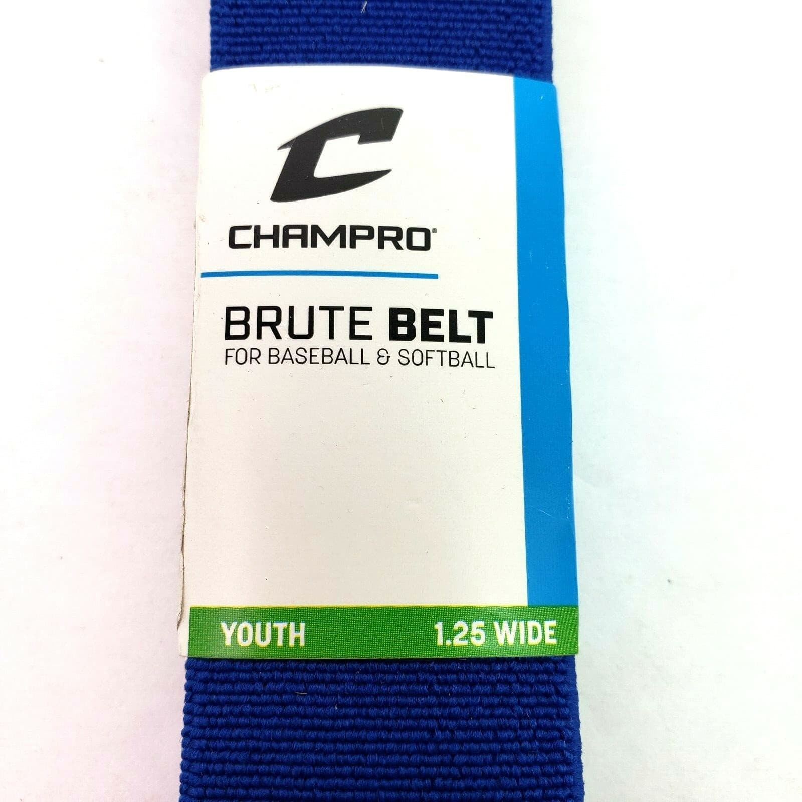 Champro Youth 1.25 Wide Royal Blue Baseball Softball Brute Belt 2