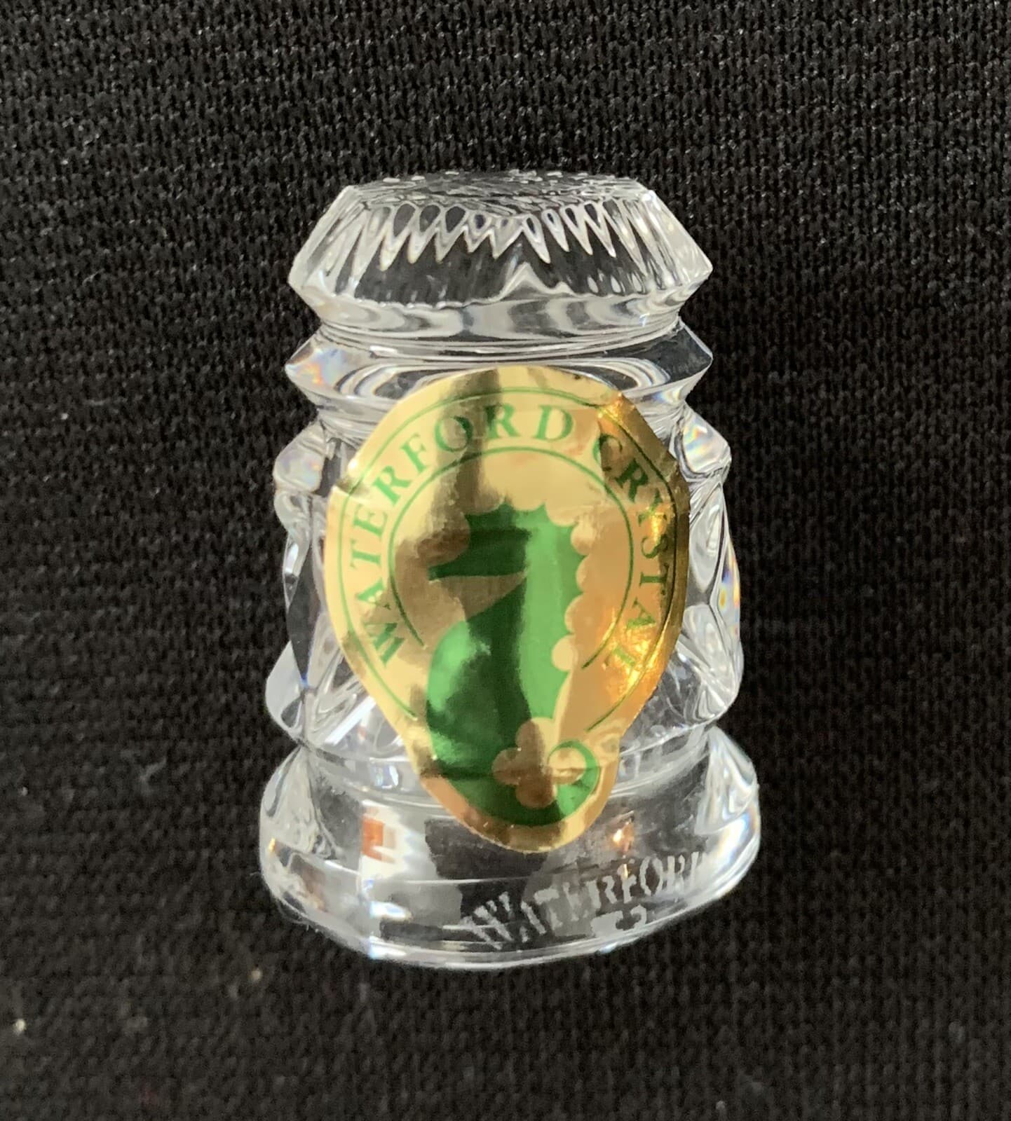 Waterford Thimble Signed & Original Box 4